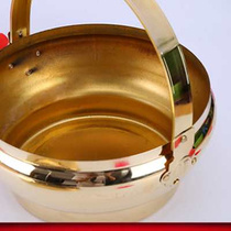 Wedding celebration supplies wedding copper fire gun copper brazier festive prosperous basin large copper fire foot stove hand warmer