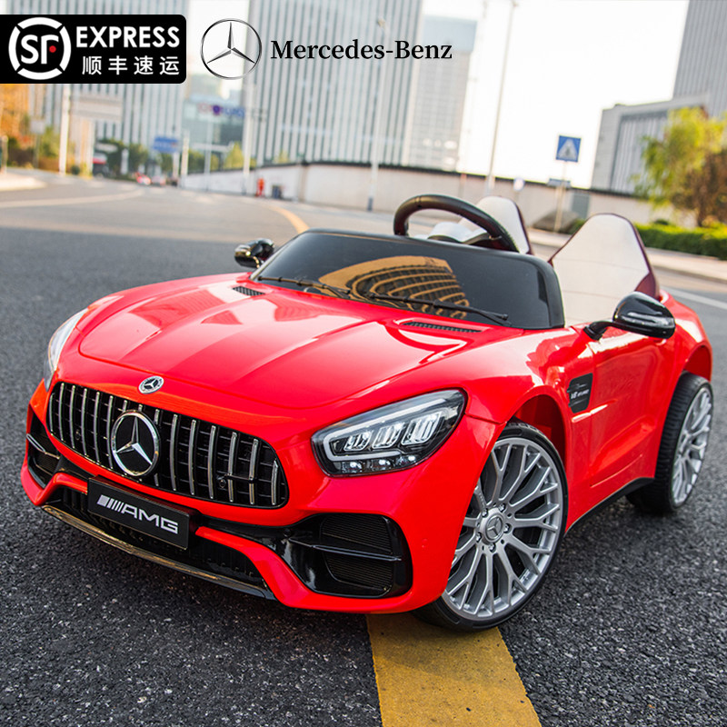 Новый большой двухместный детский электромобиль Mercedes-Benz, четырехколесный автомобиль, детский игрушечный автомобиль с дистанционным управлением, может садиться на людей, детский спортивный автомобиль