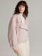Elle Pink Wolle kurze Wolljacke Frauen 2024 neuer High-End-Doppel-Wollmantel