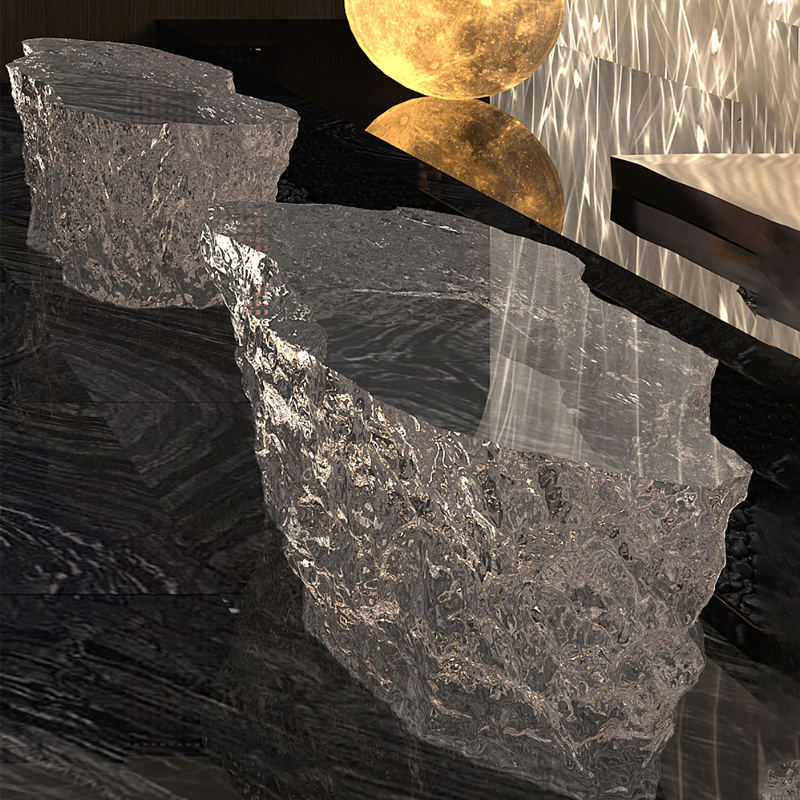 Modern Light Luxury Designer Glacier Coffee Table Transparent Resin Hotel Clubhouse Living Room Home Small Apartment Creative Art Modern Light Luxury Designer Glacier Coffee Table Transparent Resin Hotel Clubhouse Living Room Home Small Apartment Creative Art
