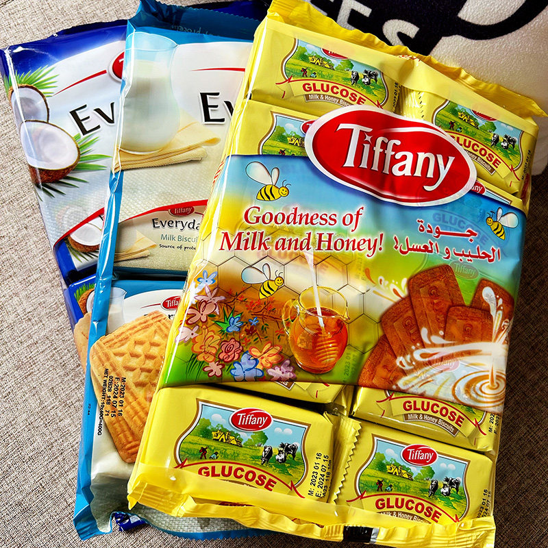 Tiffany/缇芙牛奶蜂蜜饼干(Milk &amp;amp;amp;amp; honey biscuit)阿联酋进口