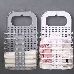 Bathroom dirty clothes basket dirty clothes storage basket foldable wall-mounted wall-mounted storage basket laundry basket dirty clothes basket