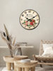 New American-Style Round Retro Wall Clock, Personalized, Silent, Fashionable, Creative Home Quartz Clock for Living Room and Dining Room Walls