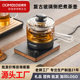 Retro Side-Handle Glass Teapot Small Household Tea Brewing Pot Black Tea Teapot Gift Mini Tea Stove Manufacturer