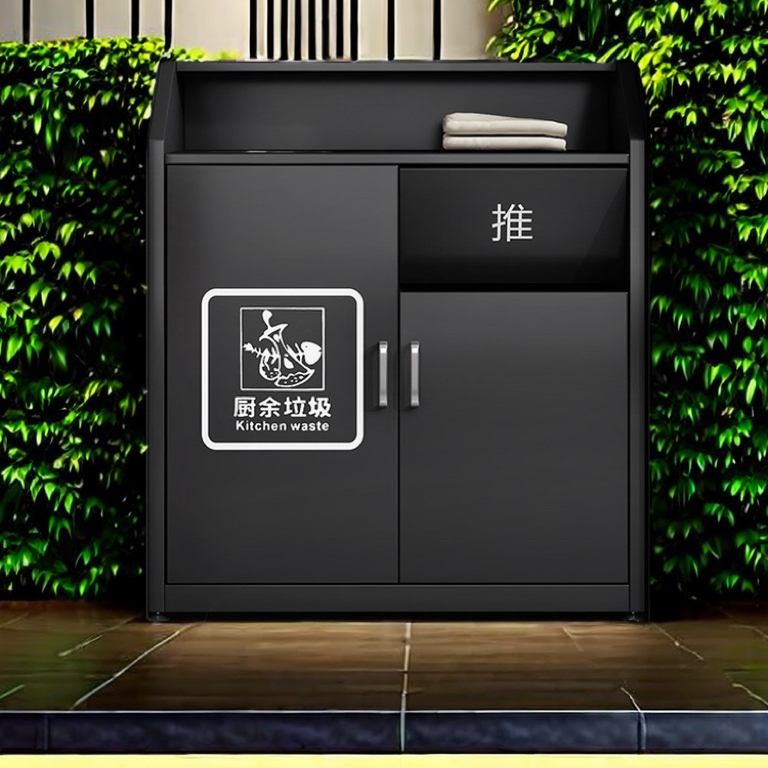 Wrought Iron Trash Can, Fast Food Restaurant Large Classified Garbage Cabinet, Kfc Scenic Area Trash Can Cabinet, Commercial Mcdonald's Wrought Iron Trash Can, Fast Food Restaurant Large Classified Garbage Cabinet, Kfc Scenic Area Trash Can Cabinet, Commercial Mcdonald's