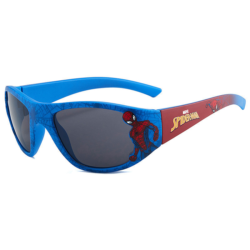 Superhero Cartoon Spider-Man Sunglasses Little Boy Summer Casual Trendy Cool Sunglasses 3D Children's Glasses Gift