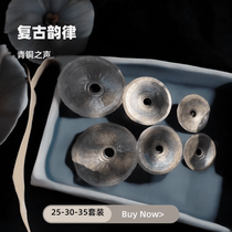 25-30-35 set of handmade Taoist cymbals three-four-five copper cymbal white bronze cymbal closed mouth open cymbal ritual copper cymbal gong