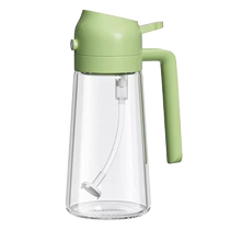 Oil pot kitchen household spray and pour dual-use oil spray pot soy sauce vinegar bottle seasoning bottle glass non-hanging oil tank oil bottle