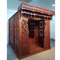 Ming and Qing classical furniture rosewood canopy bed Babu bed double bed antique high-end carving Chinese style ancient new style