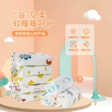 Детское хлопковое банное полотенце, марлевое быстросохнущее одеяло для новорожденных, хорошо впитывает воду