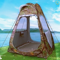 Winter thickened and warm bird watching tent outdoor camouflage high-end camouflage portable no need to set up convenient for shooting wild fishing