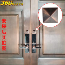 RKT4 hole patching device anti-theft door hole patching cover fingerprint lock installation hole patching hole blocking security door wooden door decoration patching hole