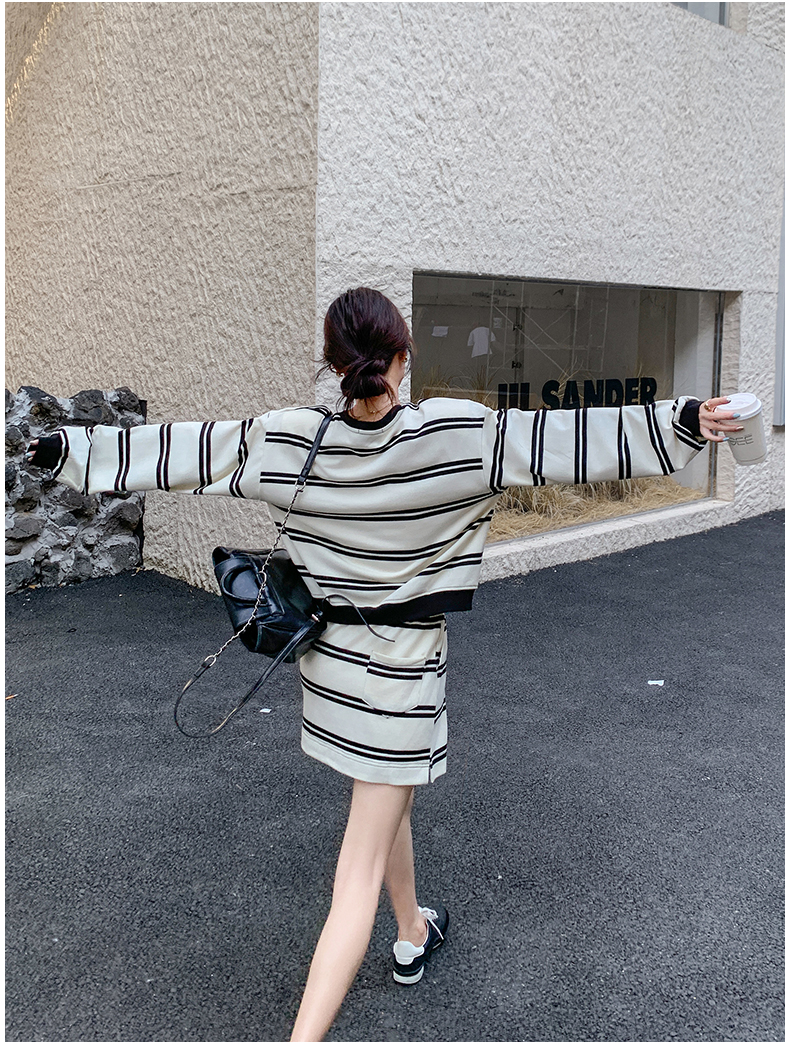 Main promotion: Black and White Stripe Set 191-99117-P145K208_voghion.com