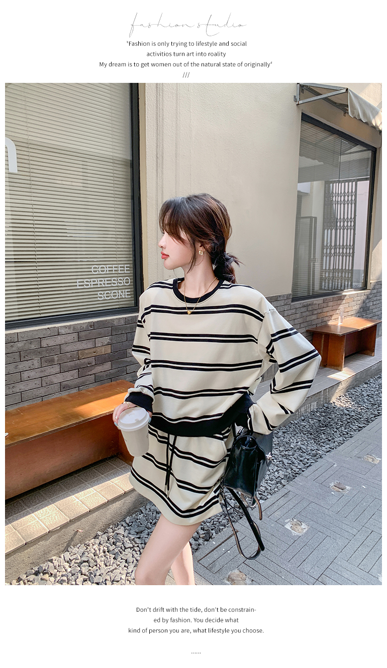 Main promotion: Black and White Stripe Set 191-99117-P145K208_voghion.com