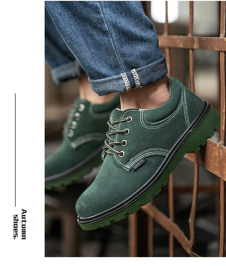 Labor protection shoes for men, lightweight, anti-smash, anti-puncture, old steel plate, work safety, steel toe, breathable, summer, summer