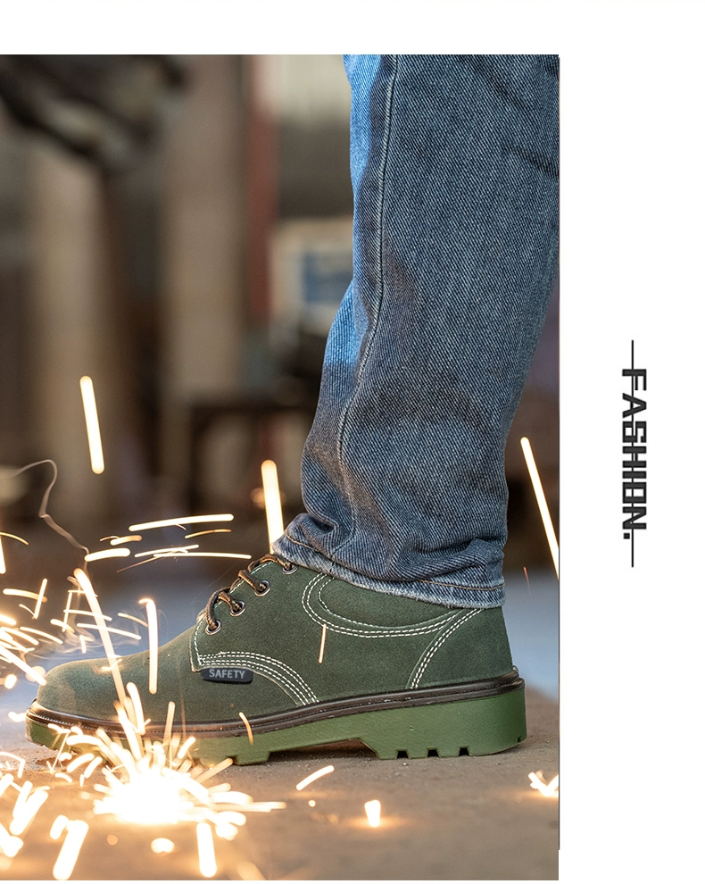 Labor protection shoes for men, lightweight, anti-smash, anti-puncture, old steel plate, work safety, steel toe, breathable, summer, summer