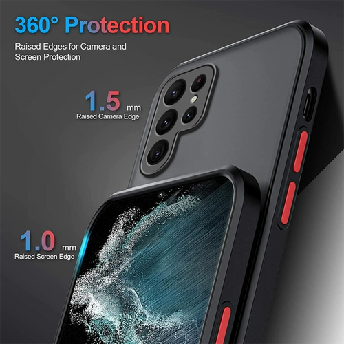 Для Samsung Galaxy S23 Ultra Silicone Case Matte Back Ver fo