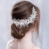 Смоять RCOLOR Bridal Flower Headds Prom Prom Tiara Wedding Hair