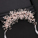 Смоять RCOLOR Bridal Flower Headds Prom Prom Tiara Wedding Hair