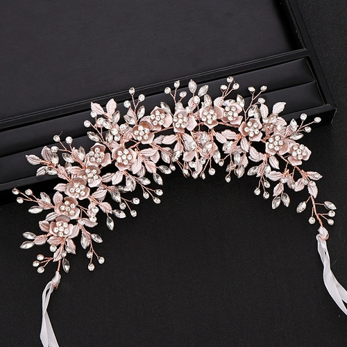 Смоять RCOLOR Bridal Flower Headds Prom Prom Tiara Wedding Hair