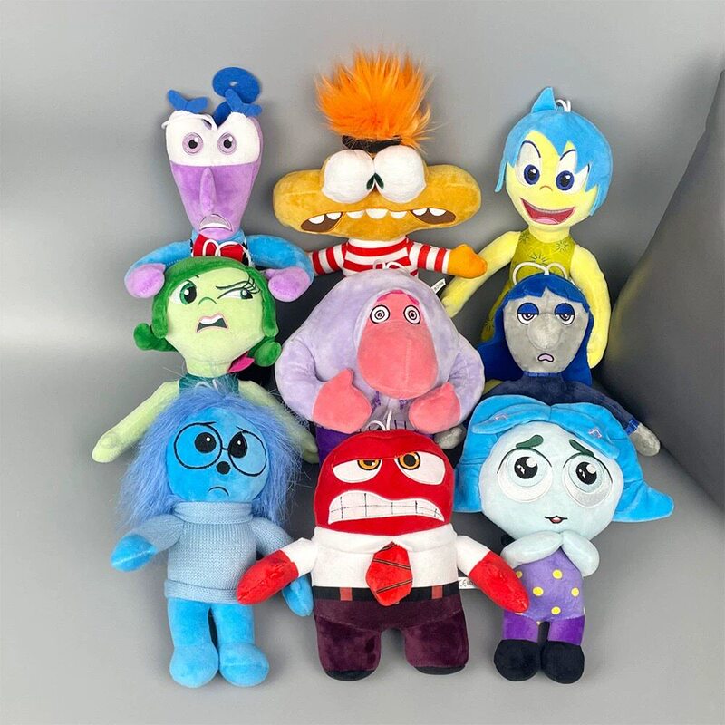 Inside Out 2 Movie Plush Toys Dolls Cute Stuffed Animals Keychains Worry Worry Birthday Gift Inside Out 2 Movie Plush Toys Dolls Cute Stuffed Animals Keychains Worry Worry Birthday Gift