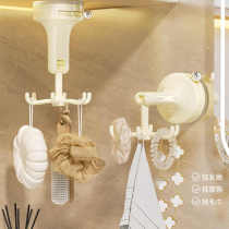 New suction cup bathroom toilet no punching wall hanging kitchen wall strong load-bearing mark sticky hook rack bracket hook