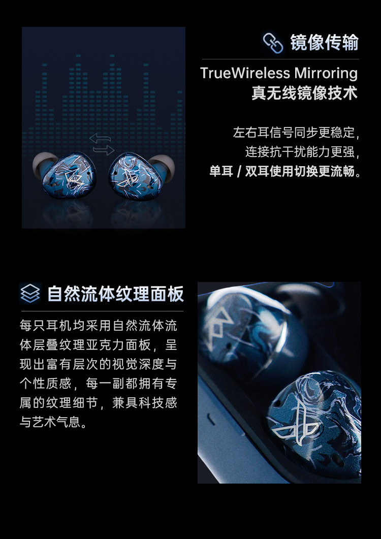 NOBLE/诺岱 Osprey真无线耳机圈铁混合发烧HIFI帝捷