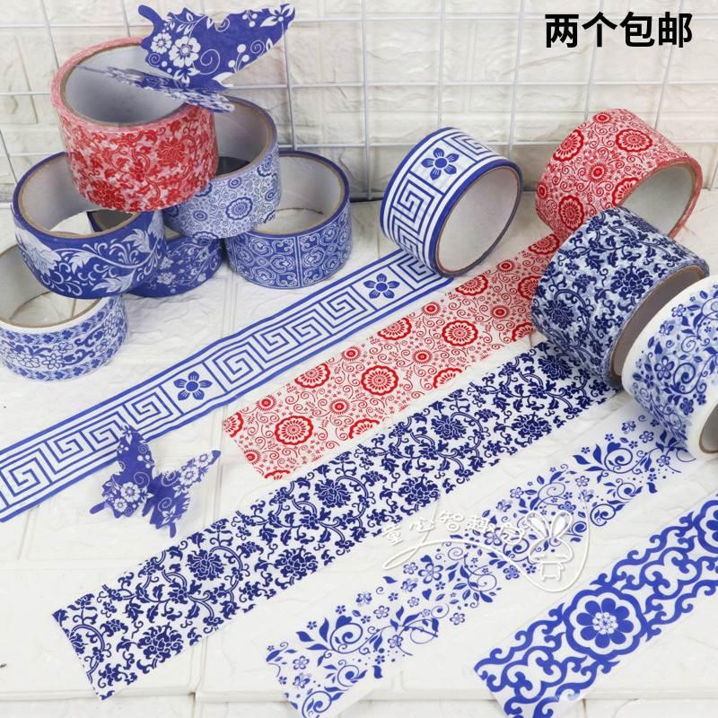 Rubberized Rubberized Wall Flower-flower Flower Vase with Green Flower Porcelain Adhesive Tape Floral Side Corridor Wall Sticker sticker Decoration-Taobao