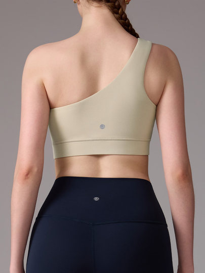 One-Shoulder Yoga Bra Women's Sports Pilates Fitness Bra | Butterluxe Butter Crzyoga