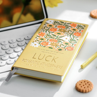 Glutinous rice feel A6 small fresh color printed notebook portable small horizontal line notepad soft leather pocket type compact work office record simple college student study diary