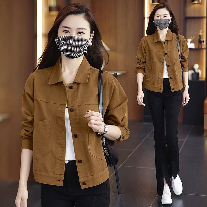 Korean Style Melard Retro Brushed Shirt for Women, Long-Sleeved, New Autumn Style, Stylish and Versatile Jacket, Casual Slimming Top