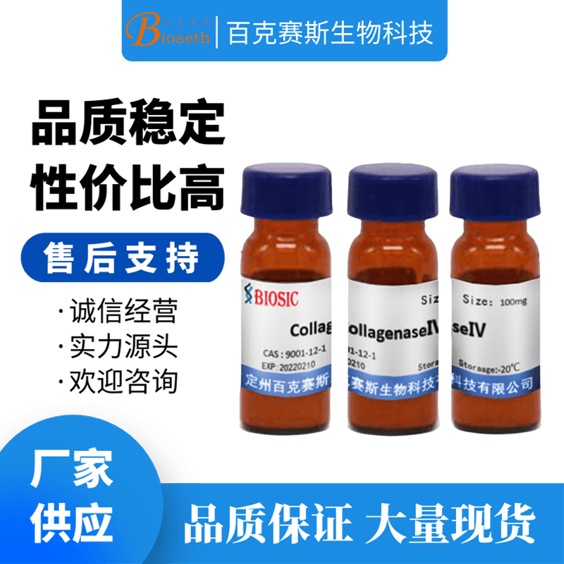 CollagenaseⅣ 胶原酶 实验室科研用 CAS:9001-12-1 百克赛斯生物