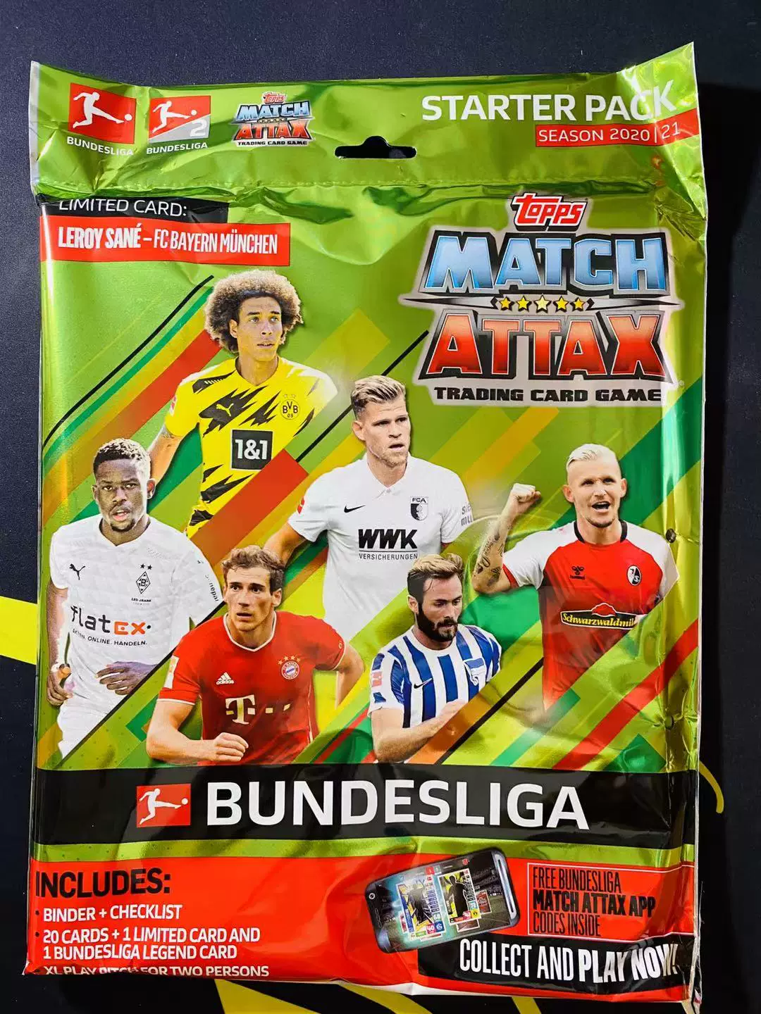 [2020/21 Topps Bundesliga Match Attax 德甲足球 球星卡盒卡卡册]
