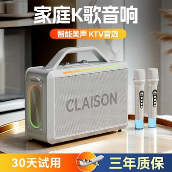 Audio outdoor karaoke speaker microphone integrated microphone