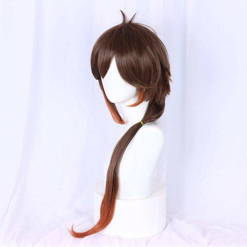 Genshin Impact, wig, bangs with pigtail, cosplay, gradient