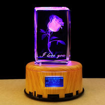 Yaqing creative birthday gift for girls crystal music box music box 520 Chinese Valentines Day gift for girls