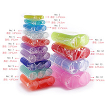 Amazon 8-shaped bangs curling barrel with Velcro self-adhesive hair curlers DIY long wavy pear blossom curling tool