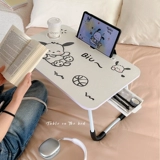 Симпатичная маленькая столовая общежитие ленивые люди могут сложить стойку для компьютера Home Bay Window, чтобы выучить небольшую доску стола