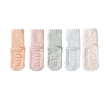 Coral velvet socks womens autumn and winter confinement socks thickened warm postpartum floor socks adult winter plush sleep socks