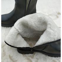 高档高筒靴子男女单靴马术靴升旗班靴儿童鼓号队靴英伦马靴加棉演