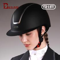 RIF Equestrian Helmet Equestrian Helmet Fashionable Simple Equestrian Obstacle Helmet Large Brim Helmet EU Safety Certification