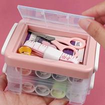 Sewing box household high-end high-quality new convenient sewing kit dormitory storage box practical needlework sewing machine