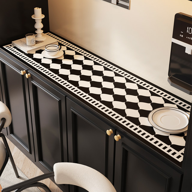 Retro side counter top protective pad table mat high-end feeling