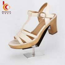 Stainless steel desktop shoe support shoe display stand womens high heels shoe rack shoe support shoe store special shoe rack