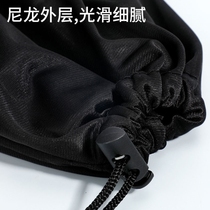 Portable cloth bag badminton racket single shoulder high-looking fashionable badminton bag velvet cover bag high-end storage bag racket