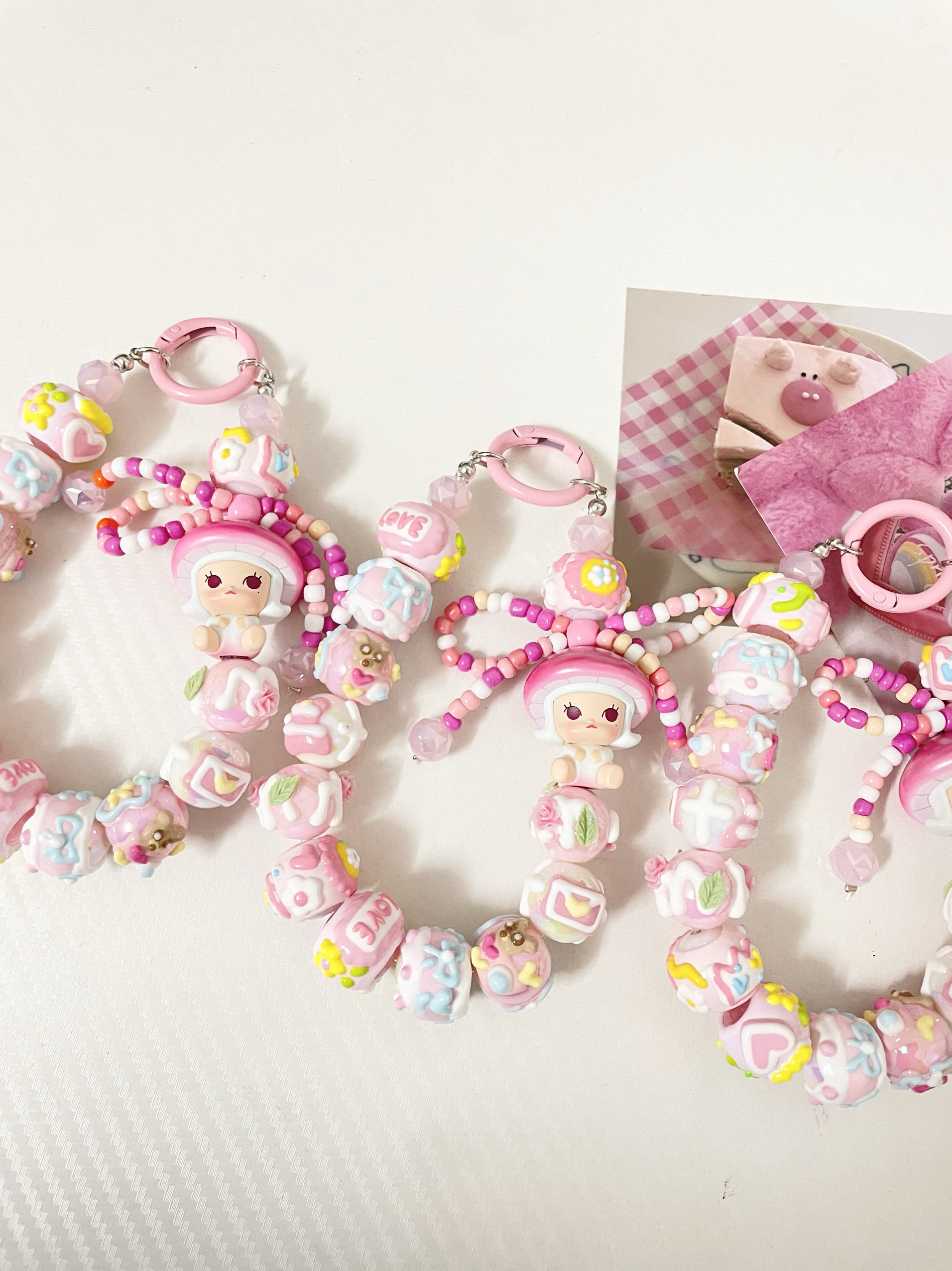 Yiliya | Authentic Pop Mart Mushroom Fairy Series Molly Phone Chain/Bag Charm