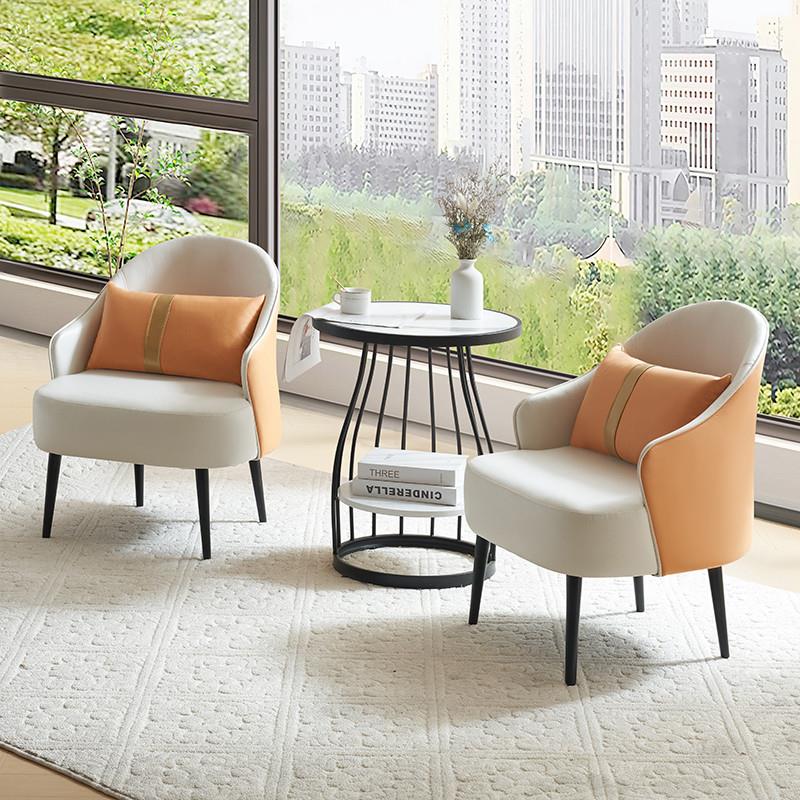 Nordic Light Lavish Laziness sofa Single balcony Bedroom Small family Hotel Folk accommodation Brief modern casual sofa chair-Taobao