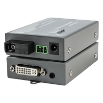 Nanqian DVI high-definition optical transceiver non-compressed one-way audio RS232 data optical fiber extender supports HDMI camera live performance conference LED large screen 1080P60Hz single fiber