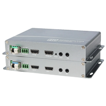 Nanqian HDMI high-definition audio and video optical transceiver multi-functional with loop out two-way 3 5 audio RS232 data supports DVI to fiber optic extender 1080P60Hz