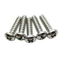 YB845 cross pan head flat tail self-tapping screws round head PB cross flat tail self-tapping stainless steel self-tapping screws